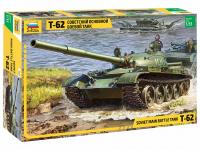 Сборная модель Советский основной боевой танк Т-62