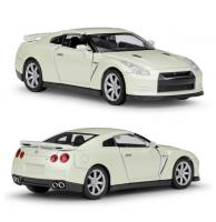 Welly Машинка Nissan GT-R R35 металл 43632W-C кремовый