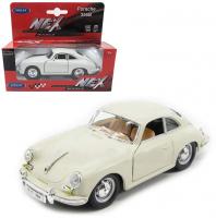 Welly Машинка Porsche 356B 43803W-C кремовый