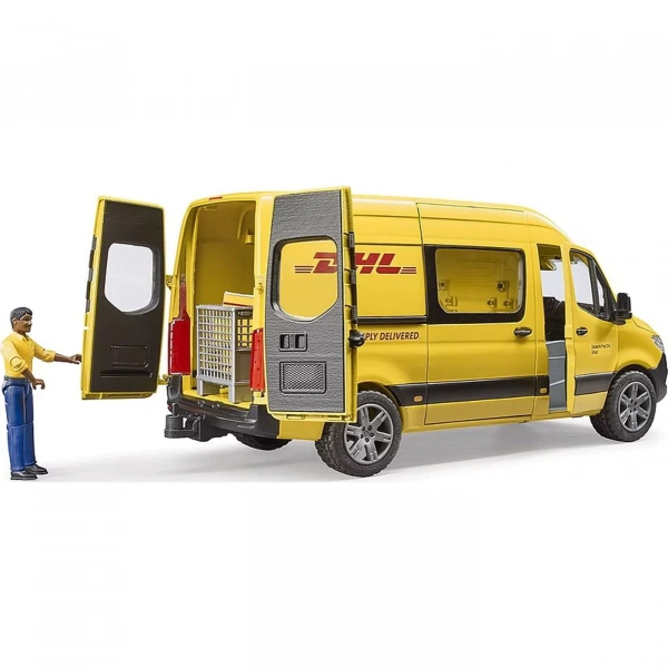 Машина Mercedes-Benz Sprinter фургон DHL с фигуркой